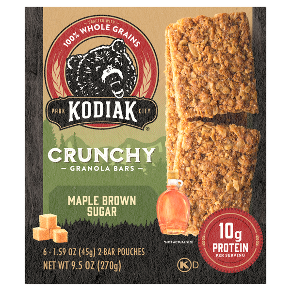 Energy & Granola Bars Kodiak Granola Bars, Maple Brown Sugar, Crunchy hero