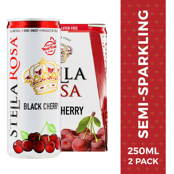 Red Wines Stella Rosa Black Cherry Semi-Sweet Italian Red Wine hero