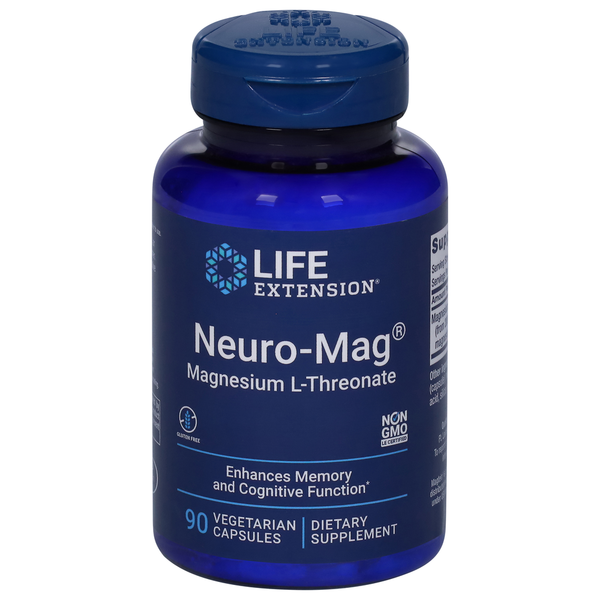 Vitamins & Minerals Life Extension Neuro-Mag, Vegetarian Capsules hero