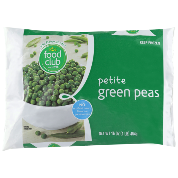 Popular Food Club Petite Green Peas hero