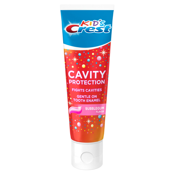 Oral Hygiene Crest Kid's Cavity Protection Bubblegum Flavor Toothpaste Gel Formula hero