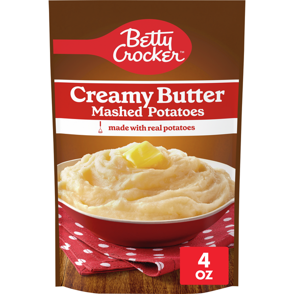 Instant Foods Betty Crocker Creamy Butter Mashed Potatoes hero