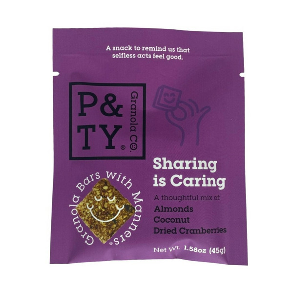 Breakfast Bars & Pastries P&TY Granola Co. Sharing is Caring Granola Bar hero