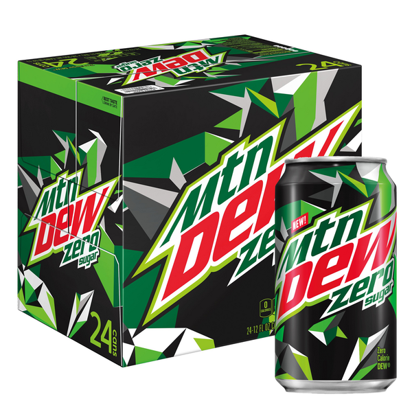 Soft Drinks Mountain Dew Soda, Zero Sugar hero