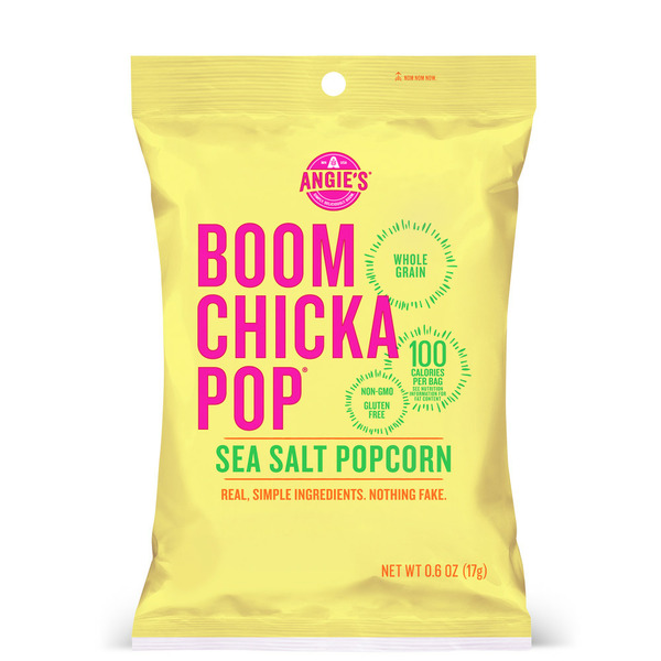 Popcorn & Jerky Angie's BOOMCHICKAPOP Sea Salt Popcorn hero