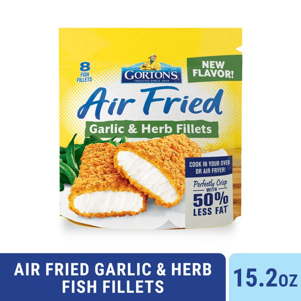 Frozen Meat & Seafood Gorton's Air Fried Garlic & Herb Fillet hero