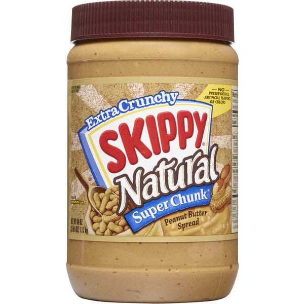 Spreads SKIPPY Super Chunk Natural Peanut Butter Spread hero