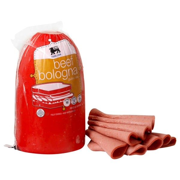 Sliced Deli Meat Food Lion Beef Bologna hero