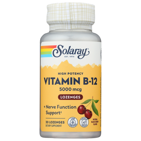 Vitamins & Supplements Solaray Vitamin B-12 hero