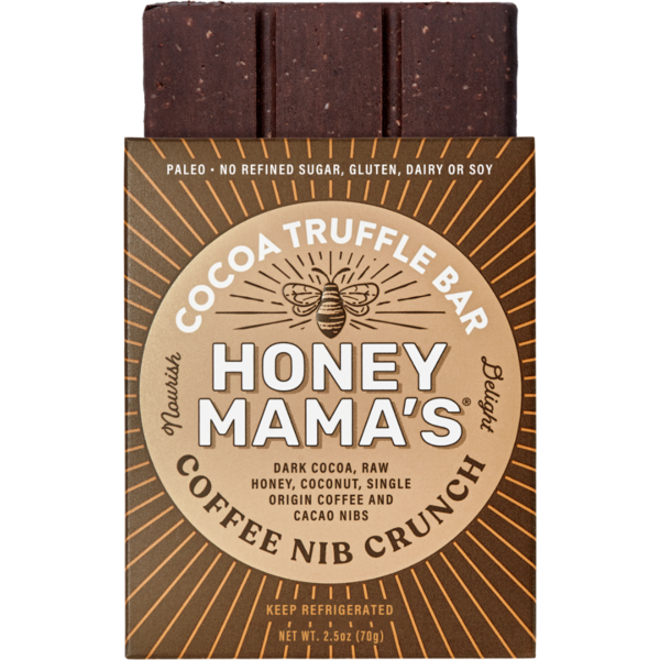 Candy & Chocolate Honey Mama's Cocoa Truffle Bar, Coffee Nib Crunch hero