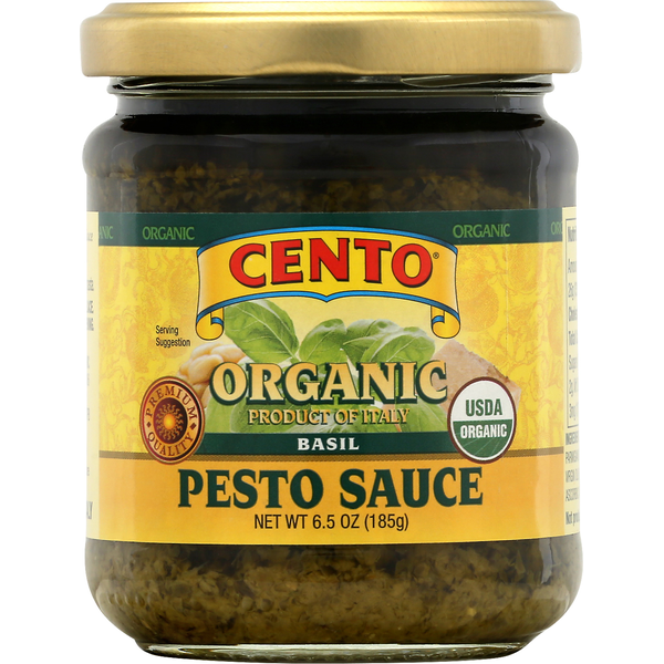 Pasta Sauce Cento Pesto Sauce, Organic, Basil hero