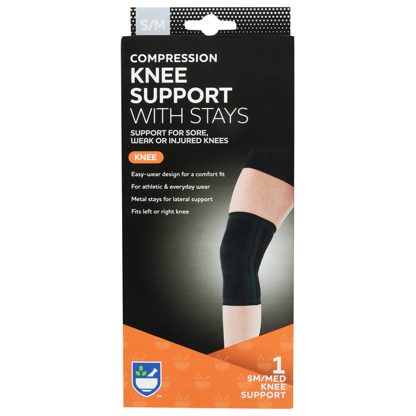 Rite Aid Compression Knee Support With Stays, Small/Medium hero