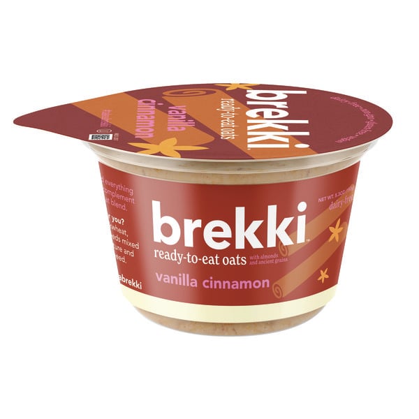 Hot Cereal & Pancake Mixes brekki Vanilla Cinnamon, Ready-to-eat Oats hero