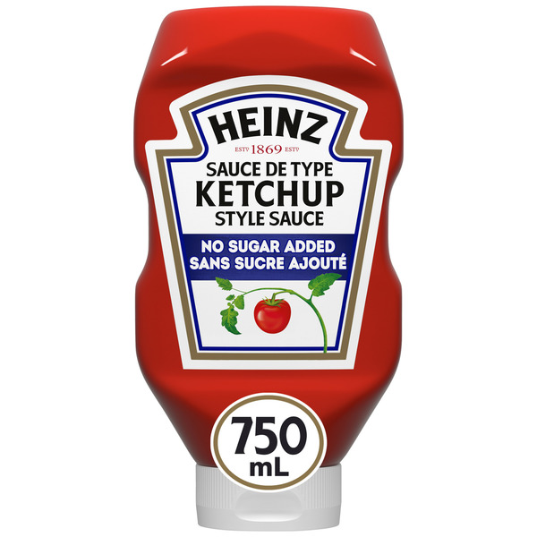 Condiments Heinz Tomato Ketchup No Sugar Added hero