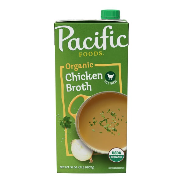 Soup, Broth & Bouillon Pacific Foods of Oregon Chicken Broth hero