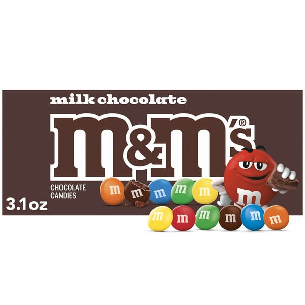 Candy & Chocolate M&M's Milk Chocolate Candy Movie Theater Box hero