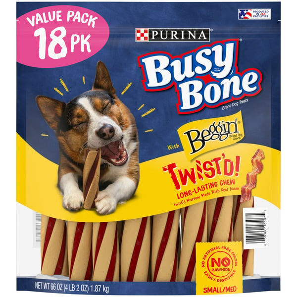 Dog Food & Care Purina Busy With Made in USA Facilities Small/Medium Breed Dog Treats, Twist'd hero