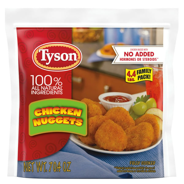 Frozen Meat Tyson Fully Cooked Chicken Nuggets, Frozen hero