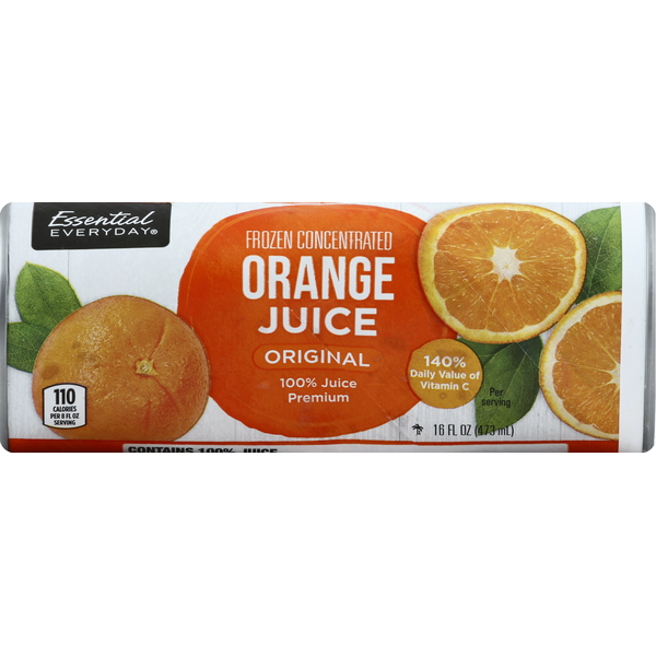 Frozen Juice Essential Everyday Orange Juice, Original hero