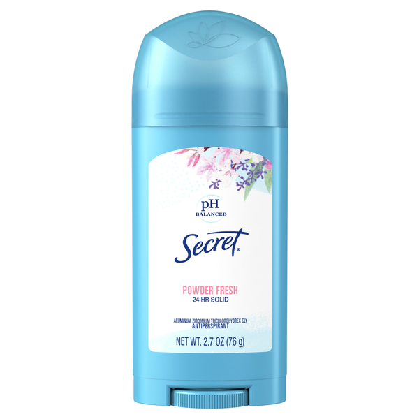 Deodorants Secret Wide Solid Antiperspirant and Deodorant, Powder Fresh hero