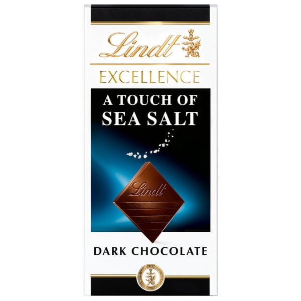 Candy & Chocolate Lindt Excellence Sea Salt Dark Chocolate Candy Bar hero