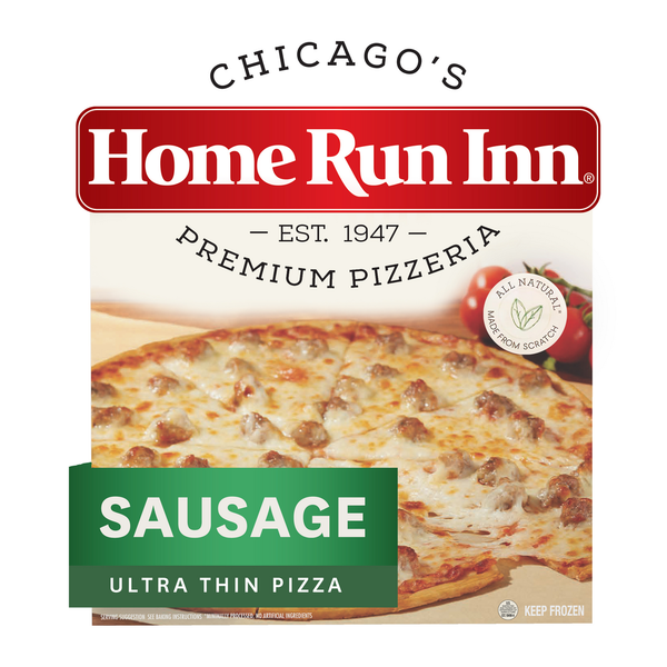 Frozen Pizza Home Run Inn Ultra Thin Frozen Sausage Pizza hero