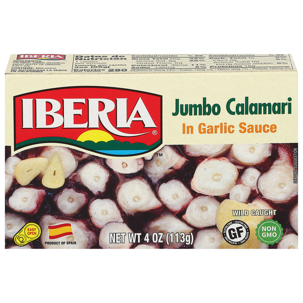 Canned Meat & Seafood Iberia Octopus in Garlic Sauce hero