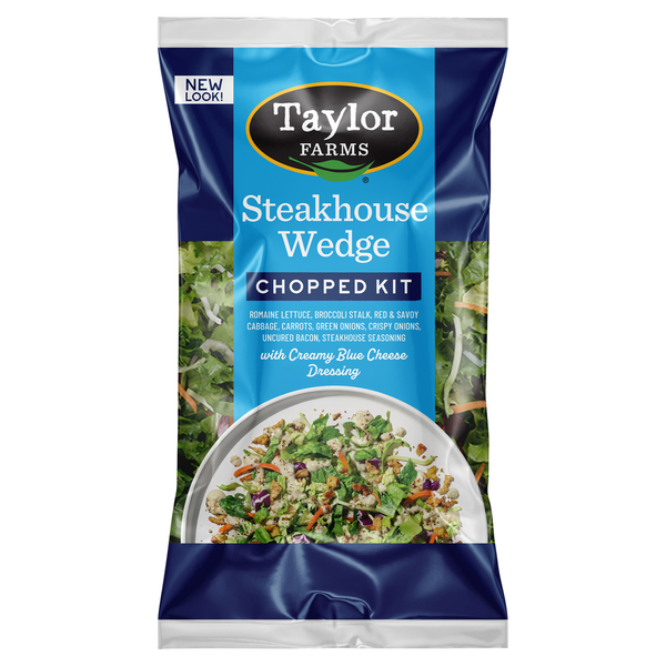 Packaged Vegetables & Fruits Taylor Farms Steakhouse Wedge Chopped Salad Kit hero