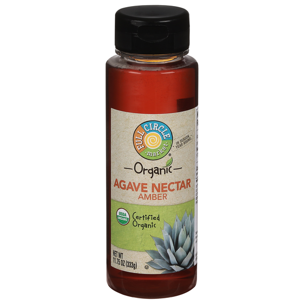 Juice & Nectars Full Circle Agave Nectar, Amber hero