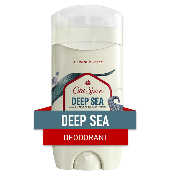 Deodorants Old Spice Men's Deodorant Aluminum-Free Deep Sea with Ocean Elements hero