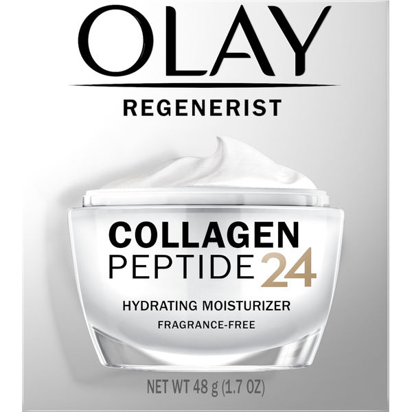 Beauty Olay Hydrating Moisturizer, Collagen Peptide 24, Fragrance-Free hero