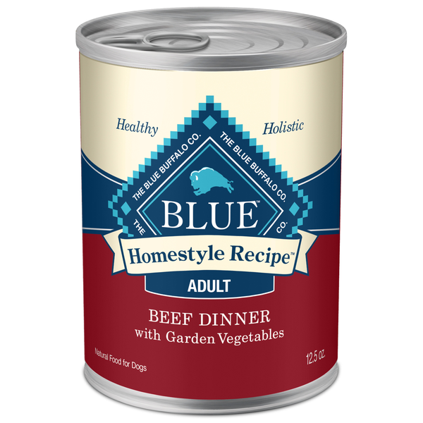 Dog Food Blue Buffalo Homestyle Recipe Natural Adult Wet Dog Food, Beef hero