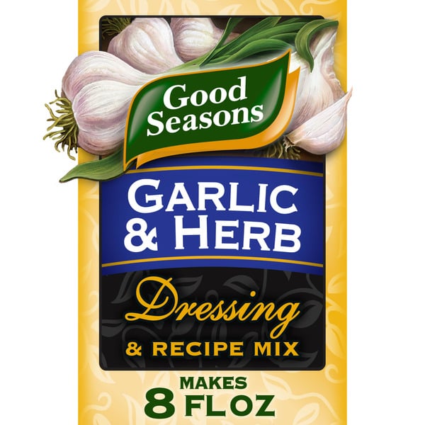 Salad Dressing & Toppings Good Seasons Garlic & Herb Dressing & Recipe Seasoning Mix hero