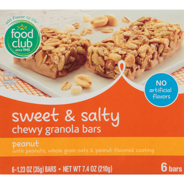 Energy & Granola Bars Food Club Sweet & Salty Peanut Chewy Granola Bars hero