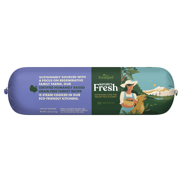 Cat Food & Care Freshpet Grain Free Turkey, Cranberries, Spinach & Blueberries Fresh Dog Food hero