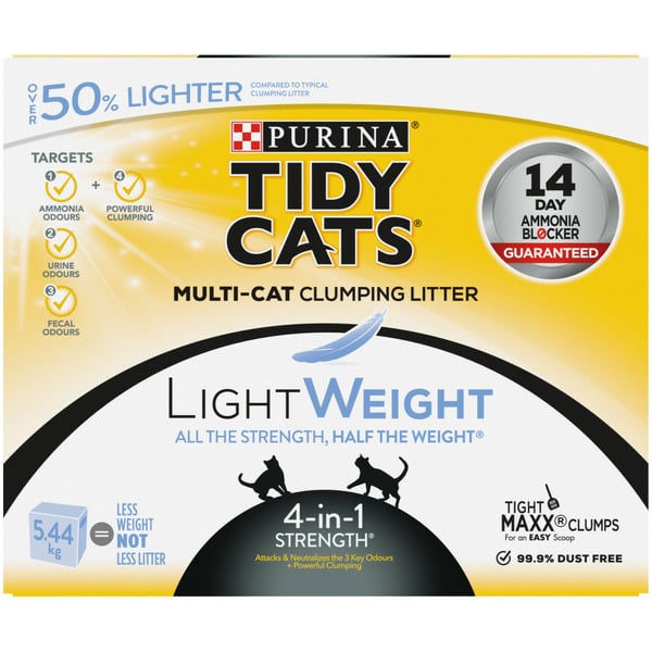 Cat Food & Care Purina Tidy Cats LightWeight 4-in-1 Strength Multi-Cat hero