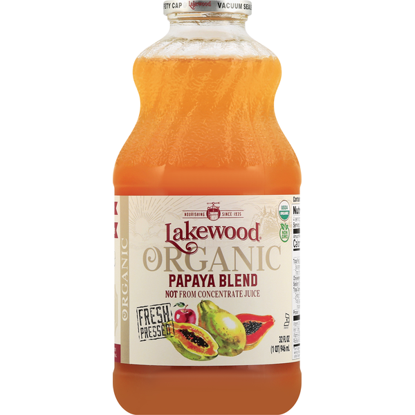 Juice & Nectars Lakewood Juice, Organic, Papaya Blend hero