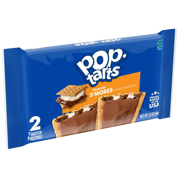 Breakfast Bars & Pastries Pop-Tarts Toaster Pastries, Breakfast Foods, Kids Snacks, Frosted S'mores hero