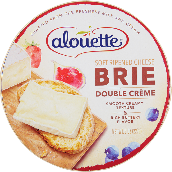 Packaged Cheese Alouette Brie, Double Cream hero