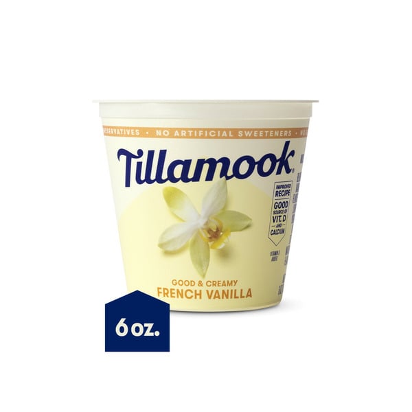 Yogurt Tillamook French Vanilla Lowfat Yogurt hero