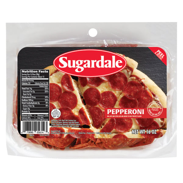 Frozen Pizza Sugardale Sliced, Pepperoni hero