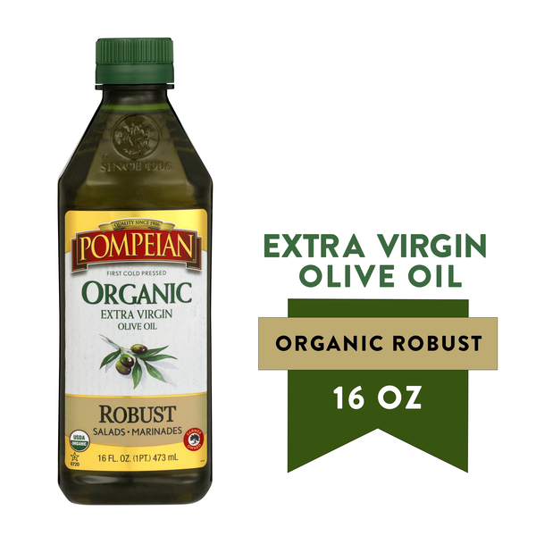 Oils & Vinegars Pompeian Organic Robust Extra Virgin Olive Oil hero