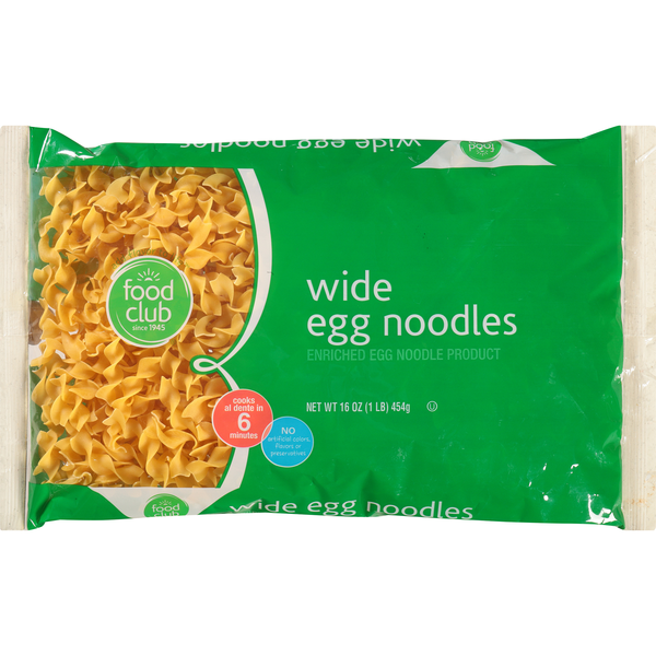 Dry Pasta Food Club Enriched Egg Noodle Product, Wide Egg Noodles hero