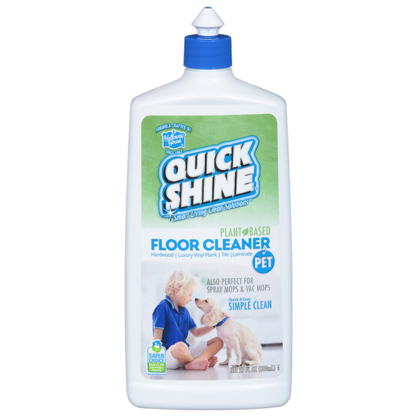 Cleaning Products Quick Shine Floor Cleaner, Plant Based, Pet hero