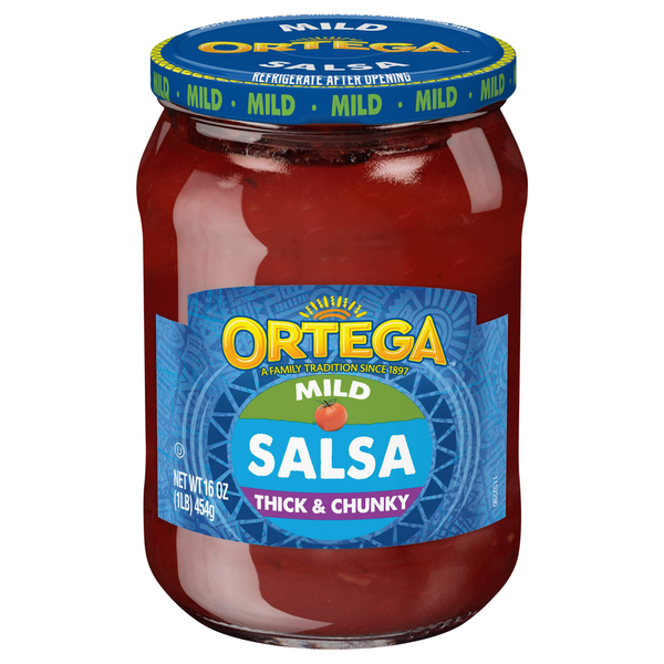 Preserved Dips & Spreads Ortega Salsa, Mild, Thick & Chunky hero