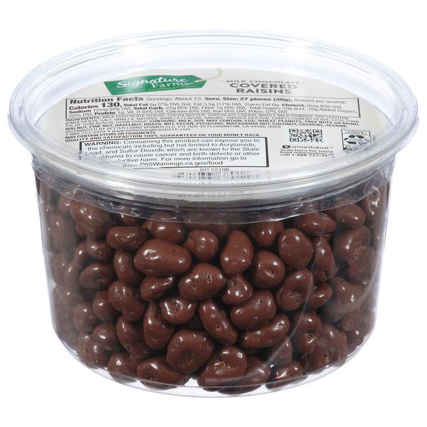 Signature Farms Covered Raisins, Milk Chocolate hero