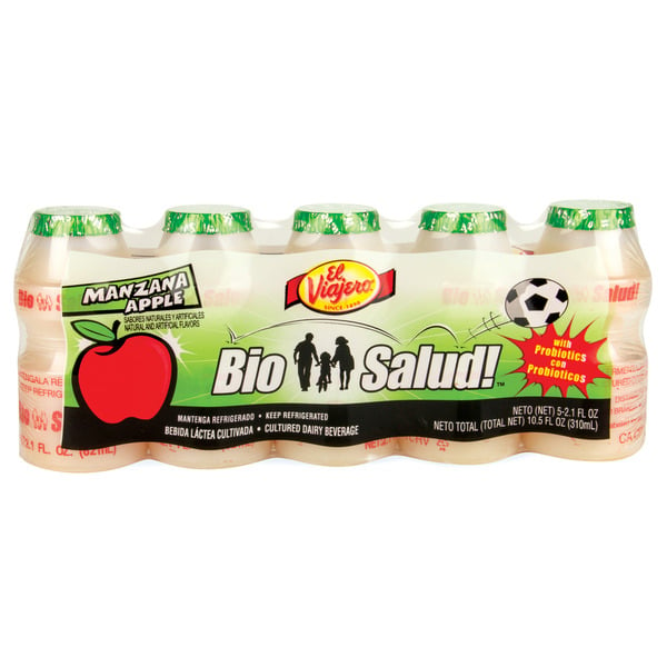 Yogurt BioSalud! by El Viajero Probiotic Drink, Apple hero