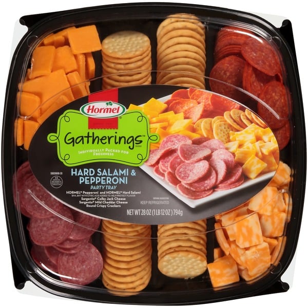 Prepared Meals Hormel Party Tray, Hard Salami & Pepperoni hero