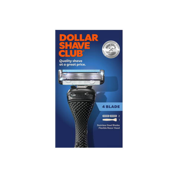 Shave Needs Dollar Shave Club Men's Razor 4-Blade Razor Starter Set hero