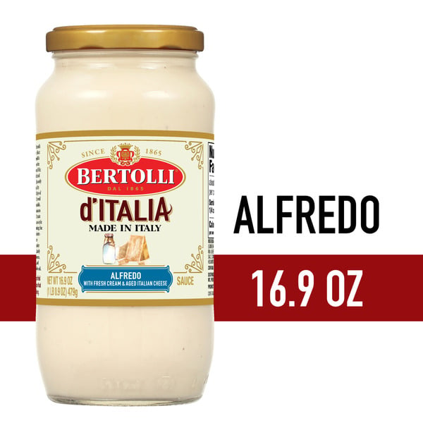 Pasta Sauce Bertolli Alfredo Sauce hero